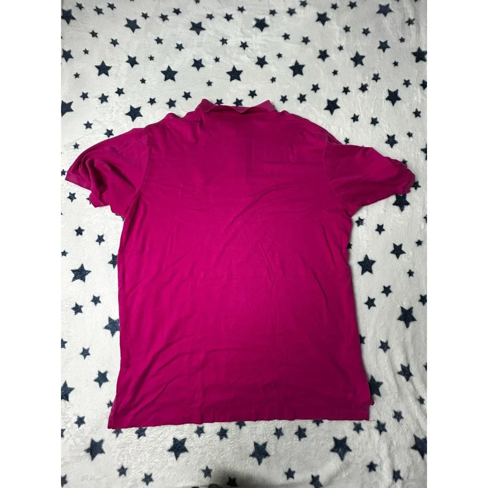 Polo Ralph Lauren Mens XXL Pink Golf Polo Shirt Short Sleeve Cotton Classic